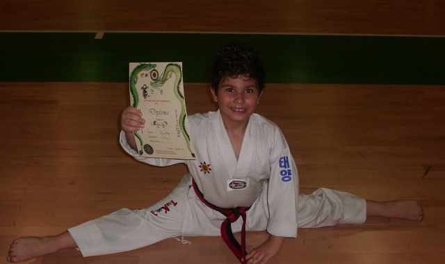 Il barese Davide, a 8 anni cintura nera di taekwondo:  il record italiano