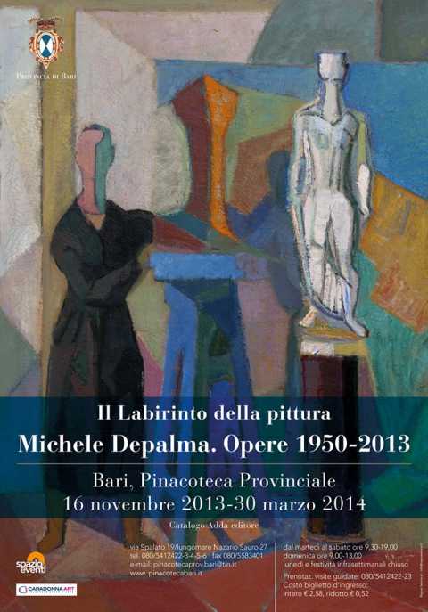 Bari, ''Il labirinto della pittura'': le opere di Michele Depalma alla Pinacoteca Provinciale