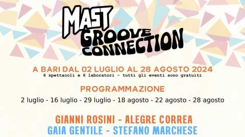 Bari, ''Mast Groove Connection'': 6 concerti gratuiti tra Japigia, Carrassi e Libert