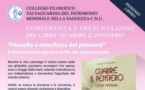 Bari, alla Biblioteca Municipio 2 la presentazione del volume ''Guarire il pensiero''