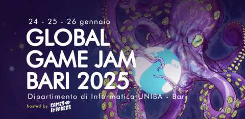 Bari, torna il Global Game Jam: artisti, musicisti e sviluppatori dovranno sviluppare un videogioco in 24 ore