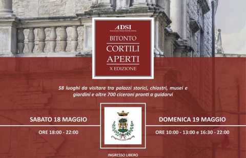 Da Palazzo Sylos alla chiesa di San Silvestro: a Bitonto decima edizione di ''Cortili Aperti''