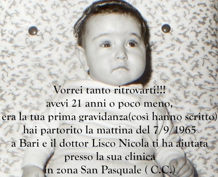 Vorrei Tanto Ritrovarti La Barese Maria Cerca La Mamma L Ha Abbandonata 50 Anni Fa Barinedita Testata Giornalistica Online